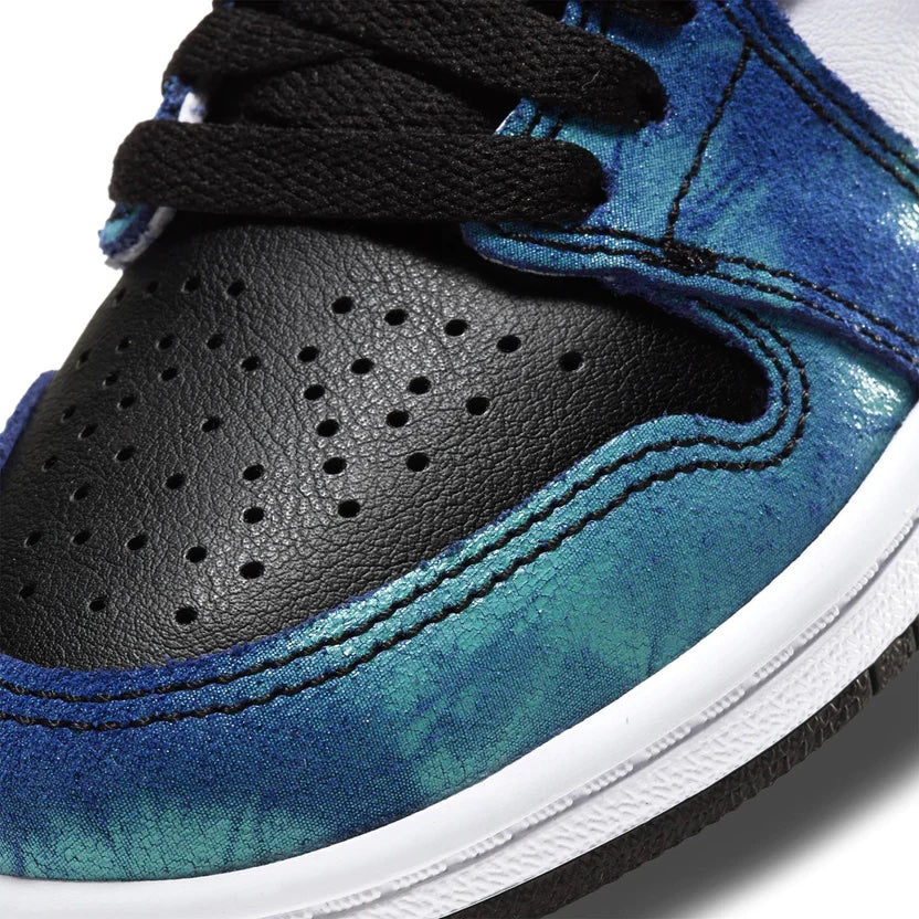 Air Jordan 1 High Kids 'Tie Dye' toebox