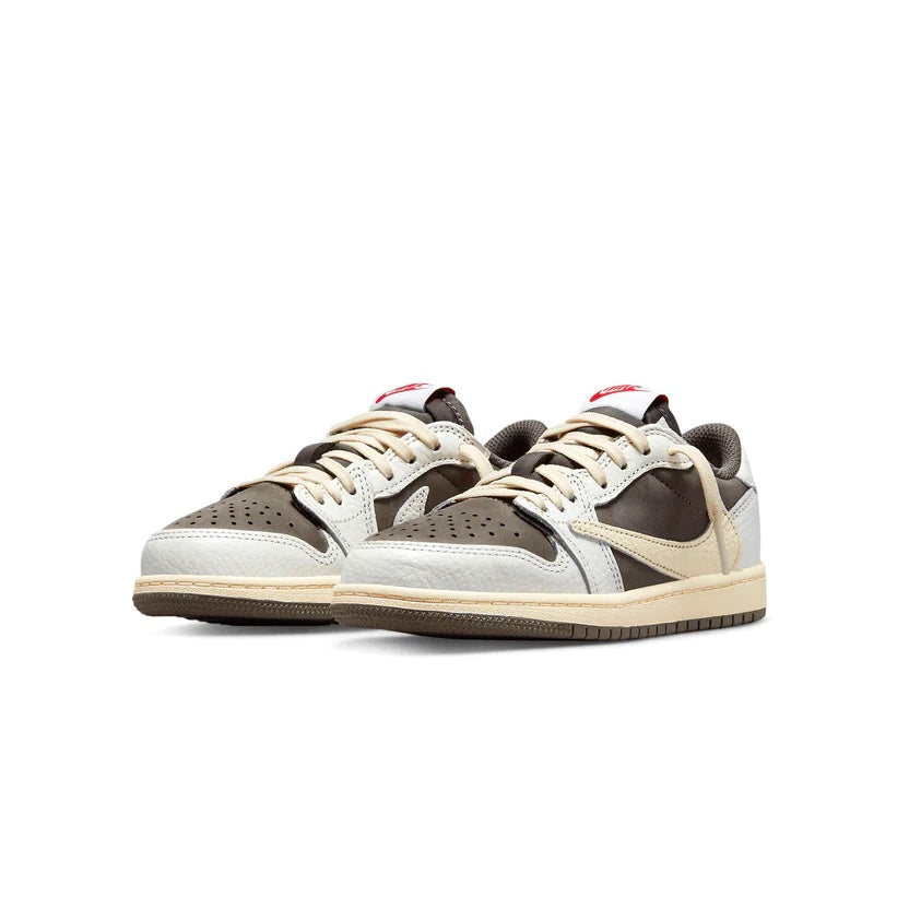 Air Jordan 1 Low x Travis Scott Kids 'Reverse Mocha' front view