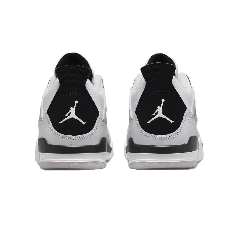 Air Jordan 4 Kids 'Military Black' heel