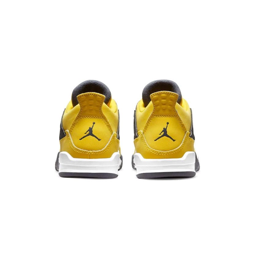 Air Jordan 4 Kids 'Lightning' heel