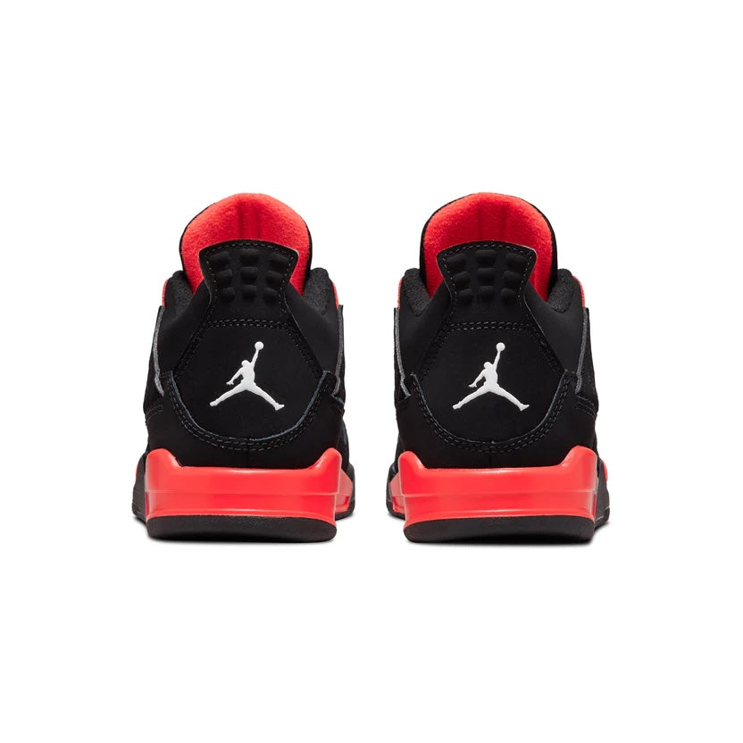 Air Jordan 4 Kids 'Red Thunder' heel