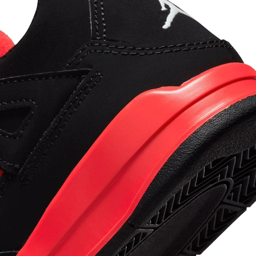 Air jordan best sale iv black red